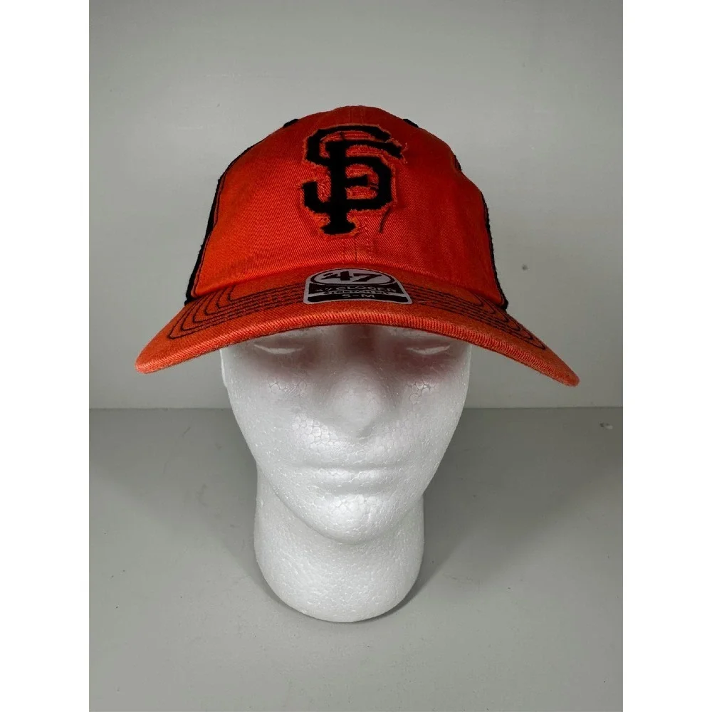 NEW! '47 Brand San Francisco‎ Giants Hat Closer Stretch Fit S-M Baseball Cap